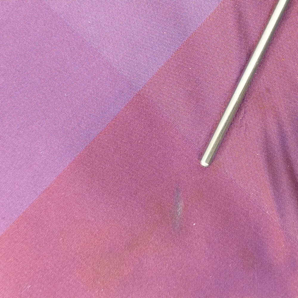 Silk Maxi Skirt Diagonal Stripe Colorful Pink Purple Copper 28Waist 39Hips 43Lng - Picture 10 of 13